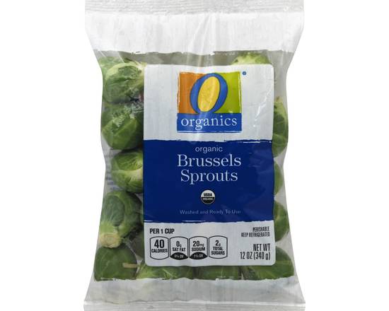 Order O Organics · Organic Brussel Sprouts (12 oz) food online from Albertsons Express store, Yuma on bringmethat.com
