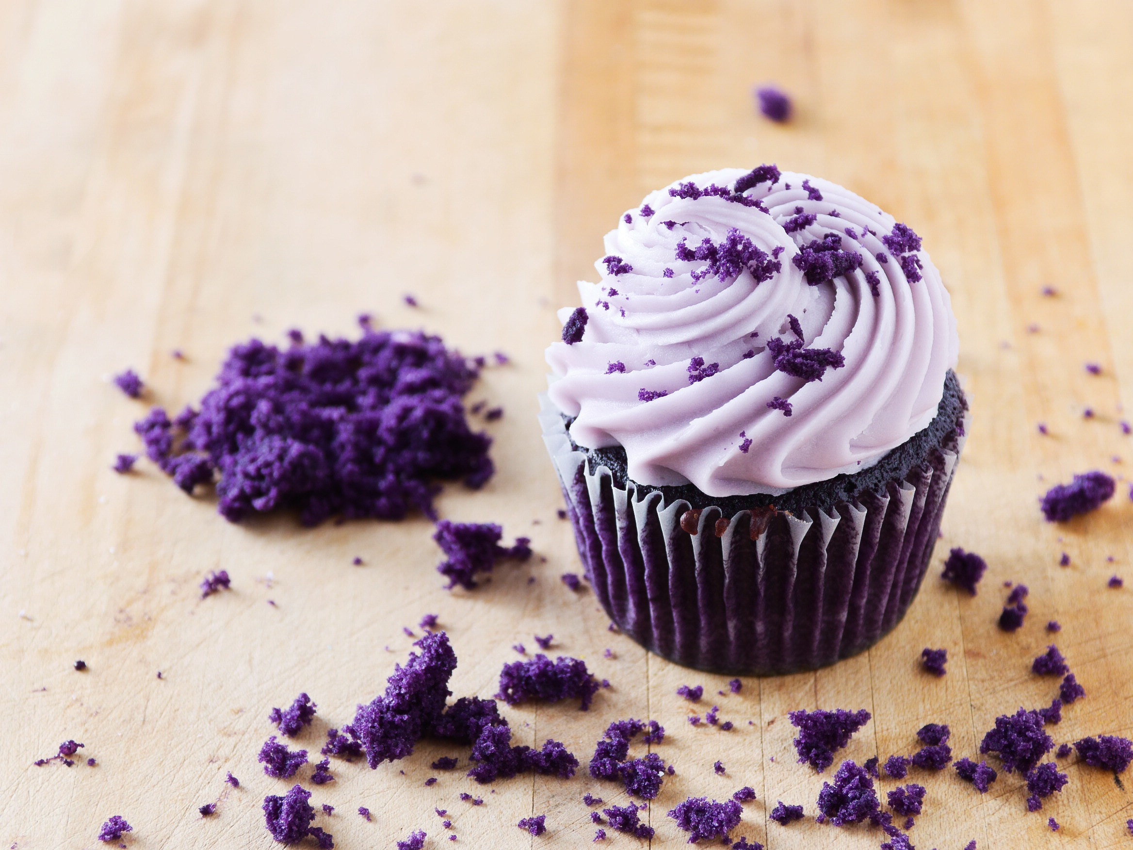 Order UBE cupcake food online from Buttercup Bake Shop store, New York on bringmethat.com