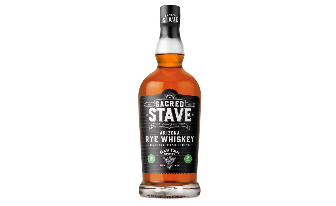 Order Sacred Stave Rye Whiskey, 750ml spirits (45% ABV) food online from Santan Brewing Co. store, Chandler on bringmethat.com