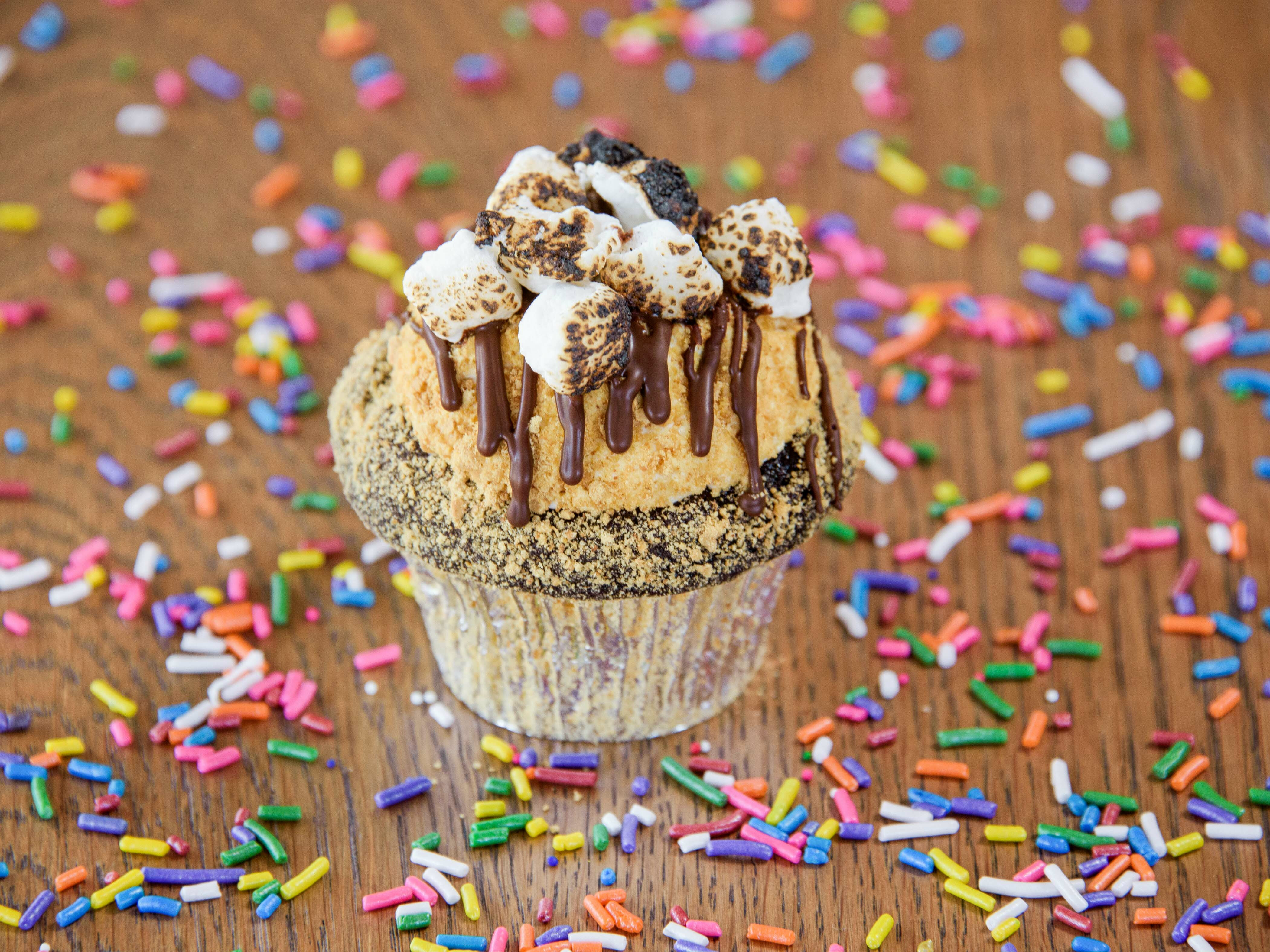 Order Smores Cupcake food online from Simply Cakes And Cupcakes store, Mission Viejo on bringmethat.com