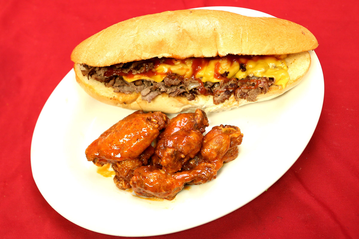 Order Philly Cheese Steak with Buffalo Wings food online from Buffalo Wings store, Plainfield on bringmethat.com