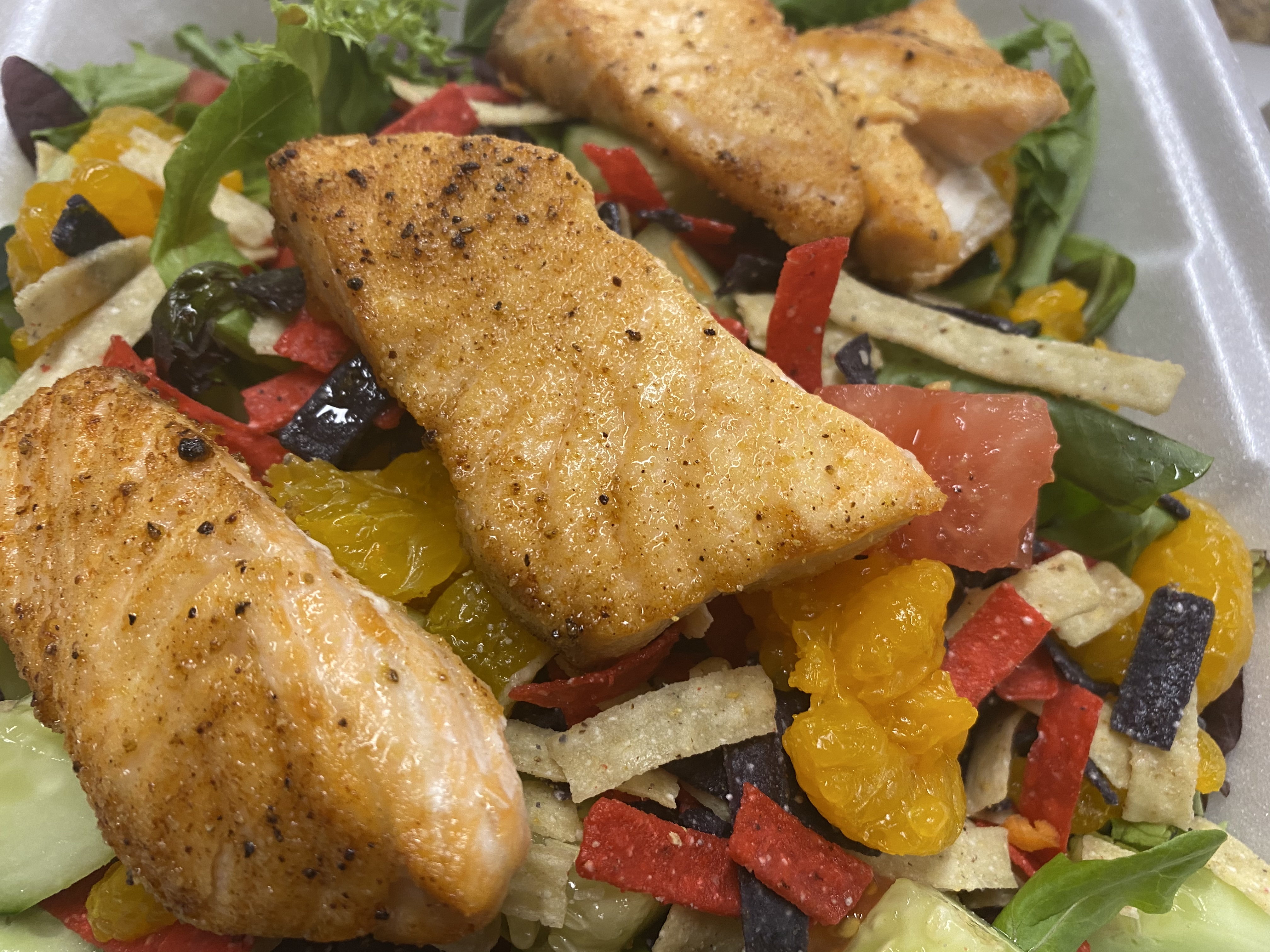 Order Citrus Salmon Salad Delight food online from Nyack Diner store, Nyack on bringmethat.com