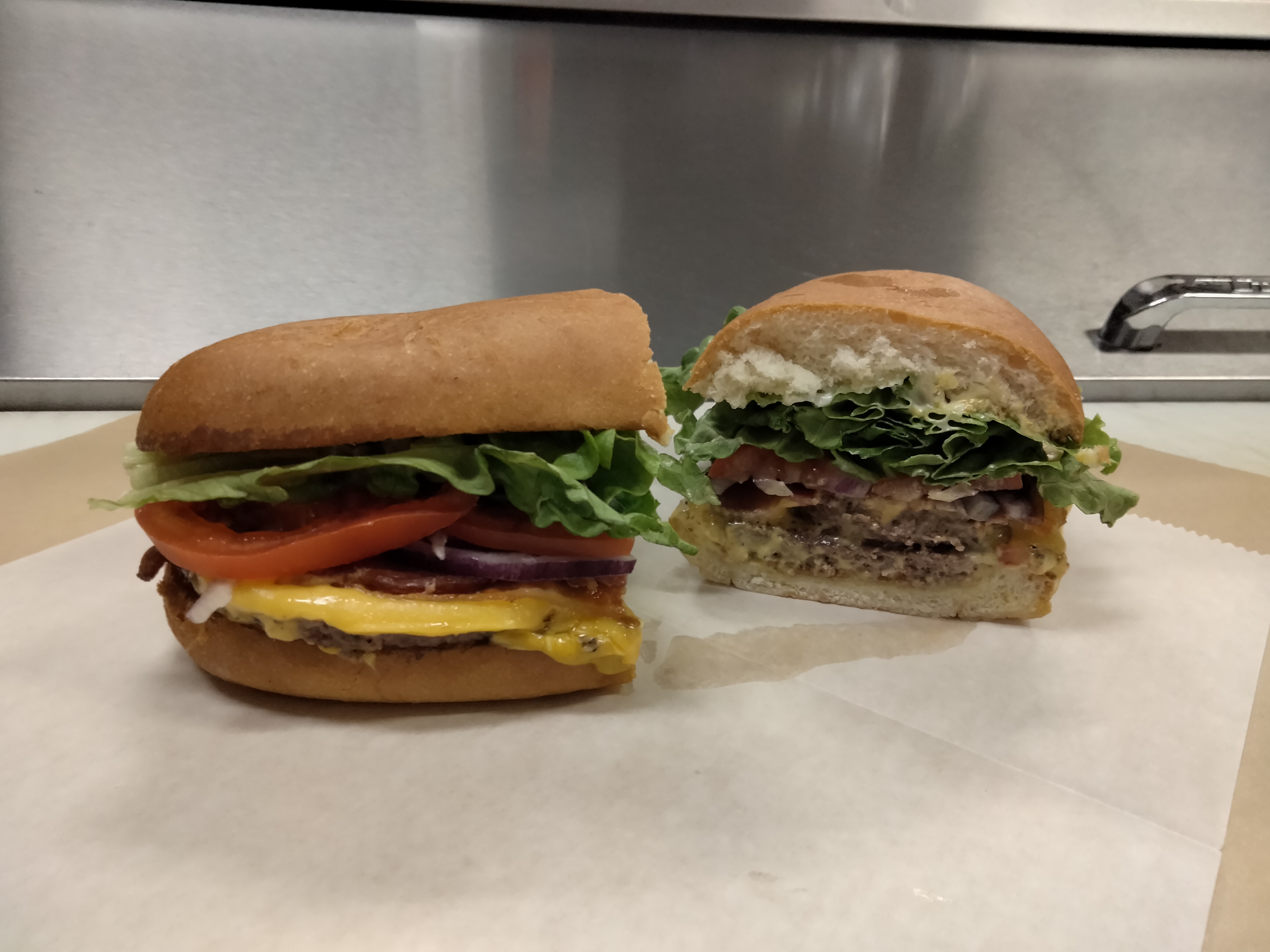 Order French Burger food online from Savage Spirits & Deli store, Paso Robles on bringmethat.com