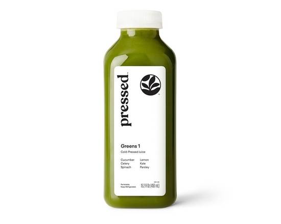 Order Greens 1 | Cucumber Celery Juice food online from Pressed store, Irvine on bringmethat.com
