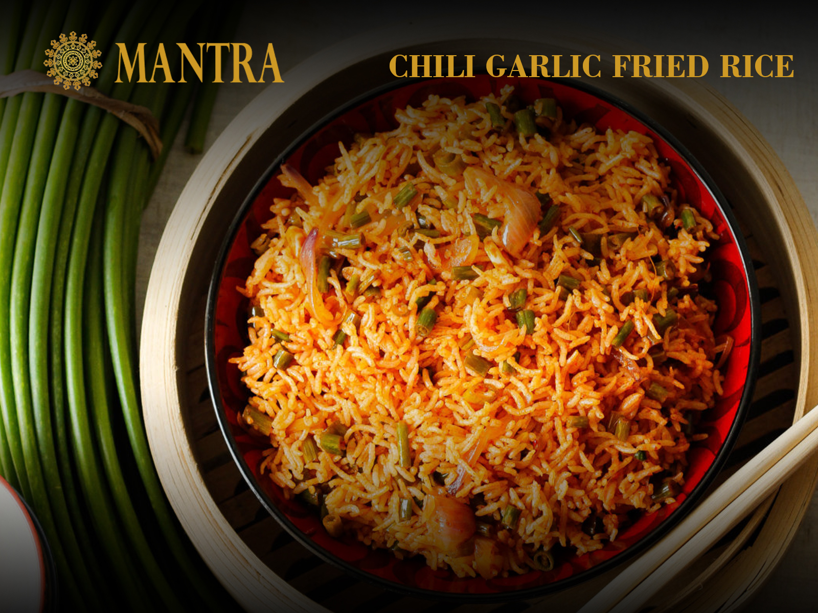 Order Chili Garlic Fried Rice food online from Mantra Authentic Indian Restaurant store, Jersey City on bringmethat.com