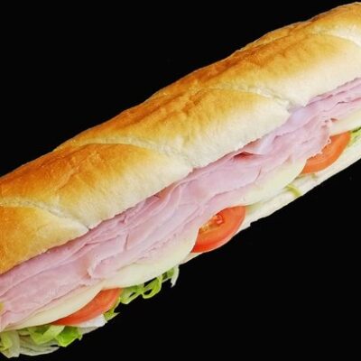 Order Ham Sub 6" food online from Francos Pizza & More store, Kenmore on bringmethat.com