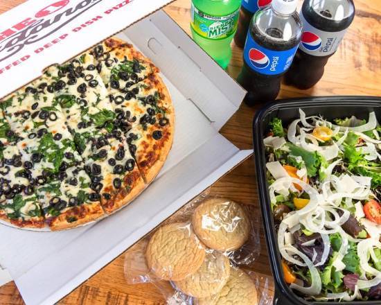 Order Ultimate Meal Deal Thin Crust (Large)  + Pepsi Package food online from Giordano store, Canton on bringmethat.com