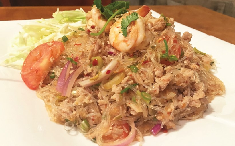 Order 30. Yum Woon Sen Salad food online from Thai Rama Restaurant store, Torrance on bringmethat.com