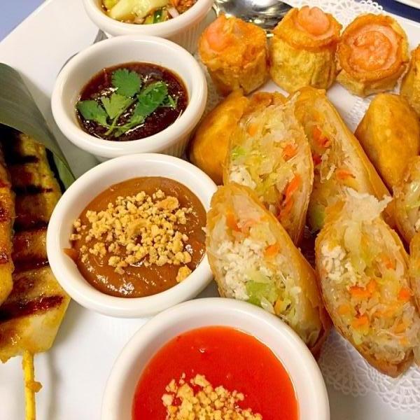 Order A17. Appetizer Lover food online from Wild ginger thai restaurant store, Atlanta on bringmethat.com