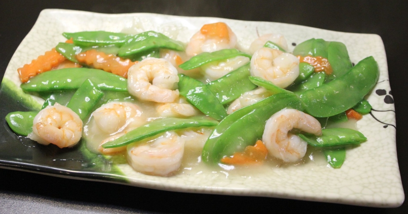 Order Shrimp with Snow Peas & Carrots 雪豆虾 food online from New Peking store, Crystal Lake on bringmethat.com