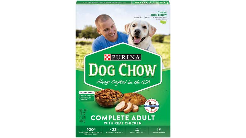 Order Purina Dog Chow Dry Dog Food, Complete Adult With Real Chicken food online from Red Roof Market store, Lafollette on bringmethat.com