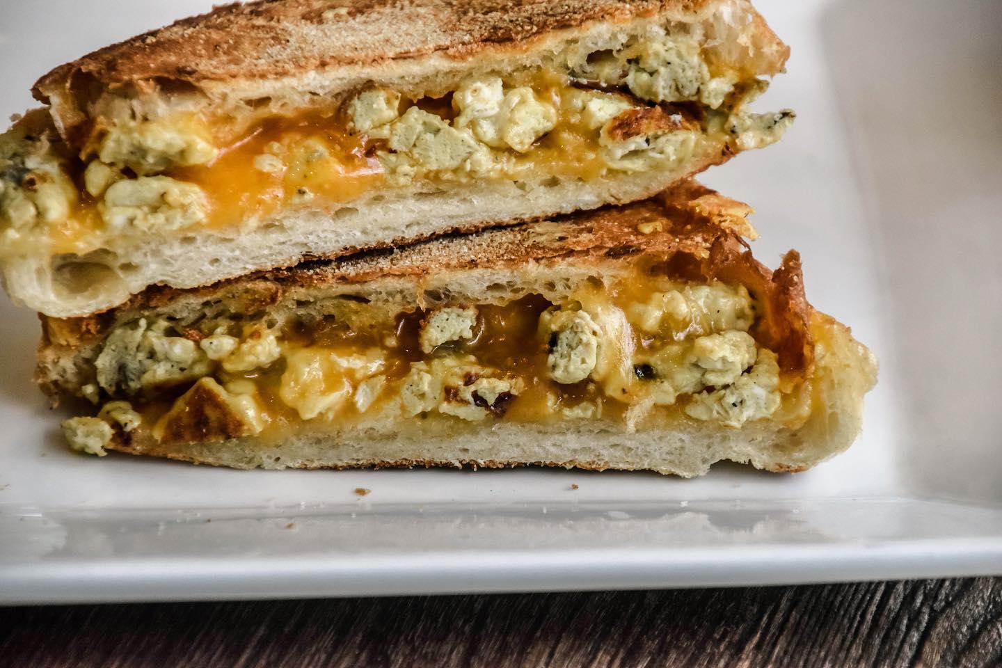 Order Egg Scramble Sandwich food online from Trifecto Bar store, Clarksville on bringmethat.com