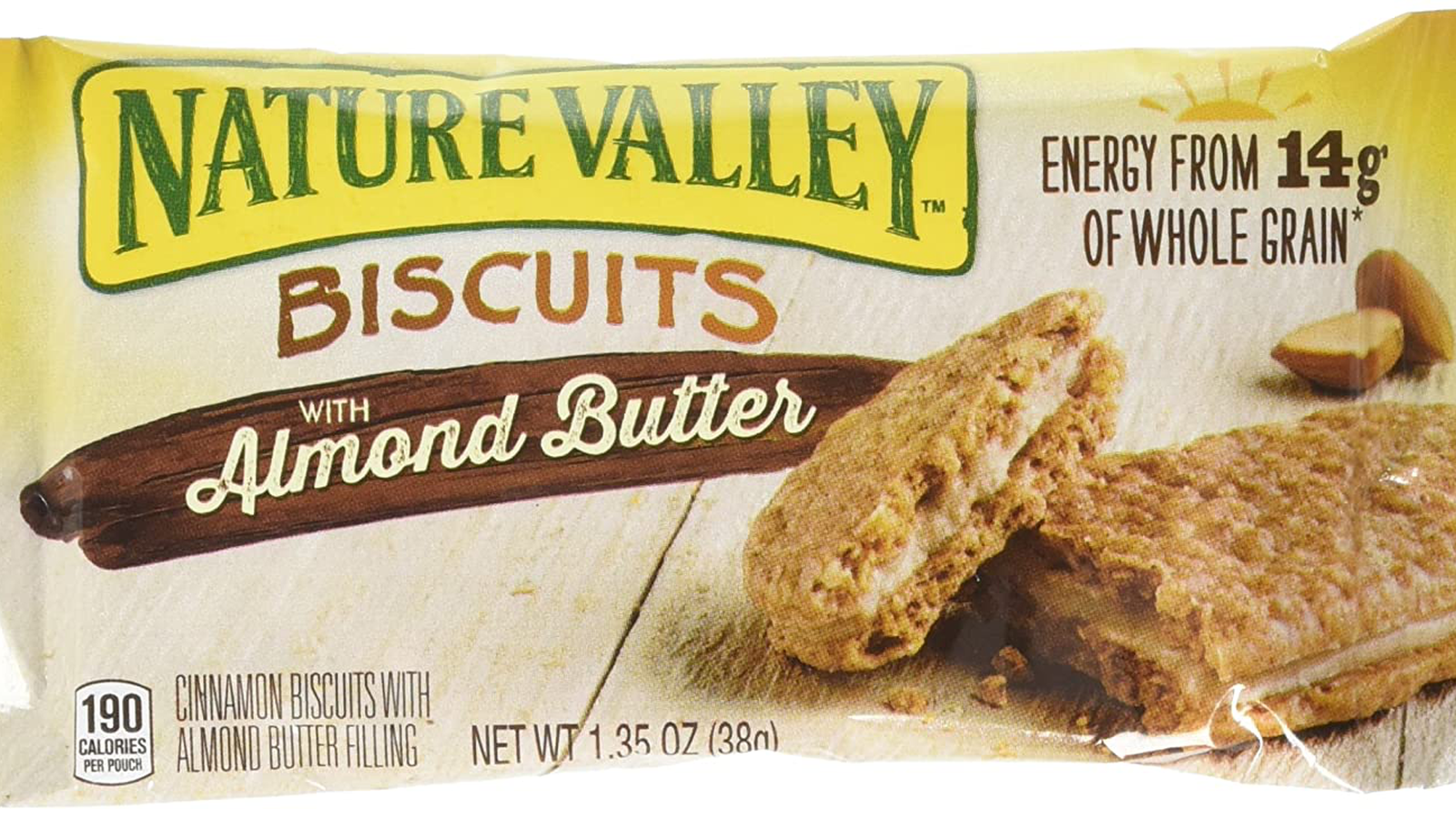 Order Nature Valley Sandwich Biscuit with Almond Butter (30 count), 1.35 oz/pouch food online from Lula Convenience Store store, Evesham on bringmethat.com