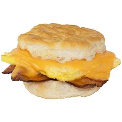 Order Bacon Biscuit w/ Egg & Cheese food online from Champs Chicken store, Jefferson City on bringmethat.com