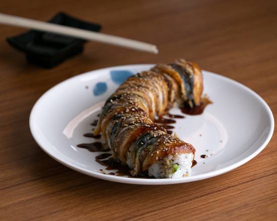 Order Dragon Roll food online from The Sushi House store, Tempe on bringmethat.com