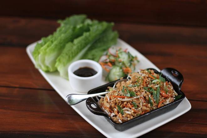 Order Chicken Lettuce Wraps food online from Lazy Dog Restaurant & Bar store, Peachtree Corners on bringmethat.com
