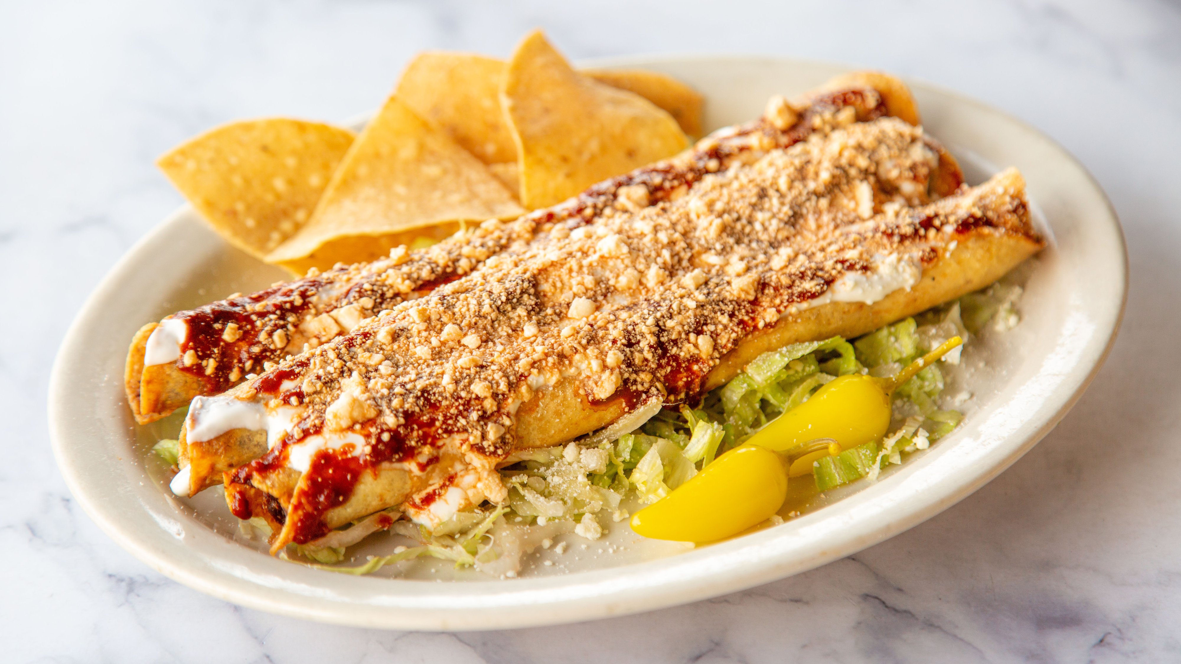 Order Flautas food online from Melody Mexican Kitchen store, Reseda on bringmethat.com