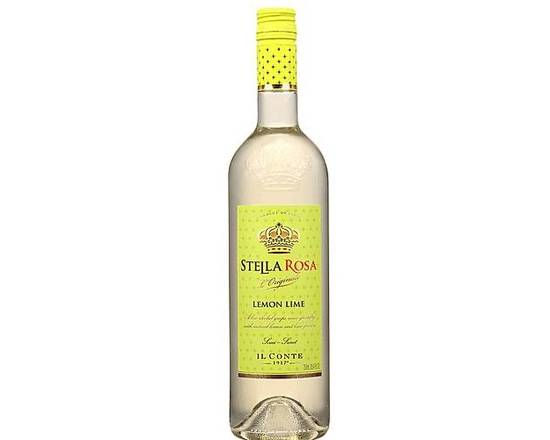 Order Stella Rosa Lemon Lime Moscato - 750ml Bottle food online from Divine Wine and Spirits store, San Diego on bringmethat.com