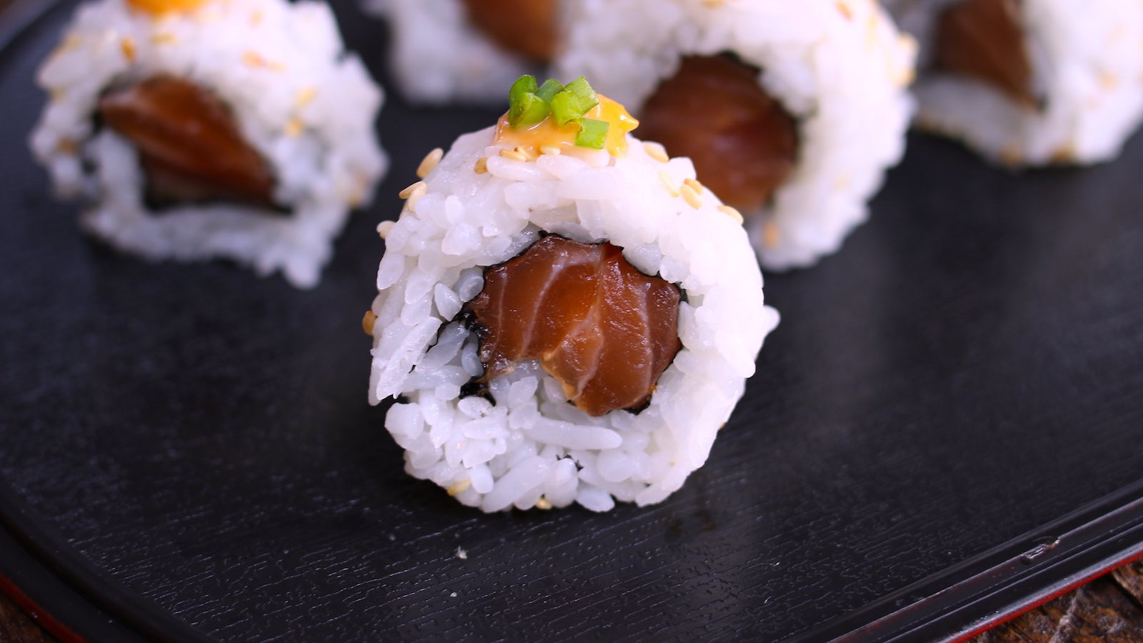 Order Crunchy Spicy Salmon Roll food online from Sushi On Tatum store, Phoenix on bringmethat.com