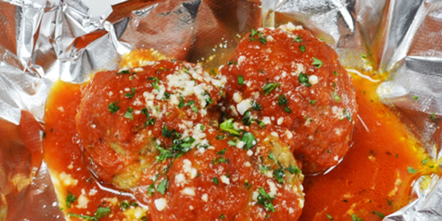 Order Appetizer Meatballs food online from The Pizzeria-Mission TX store, Mission on bringmethat.com