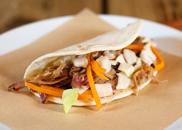 Order The Fancy Pork Taco food online from Dickey's Barbecue Pit store, Nampa on bringmethat.com