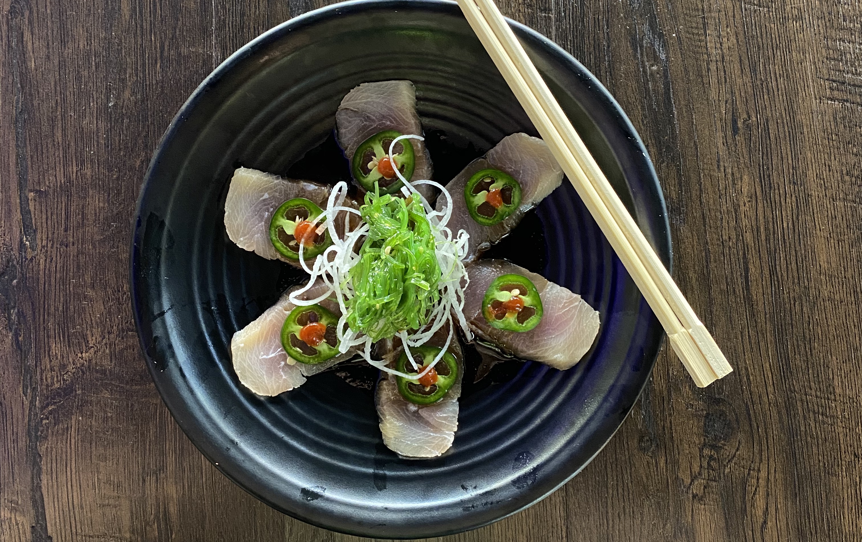 Order Yellowtail Jalapeno food online from Sushi Train store, Minneapolis on bringmethat.com