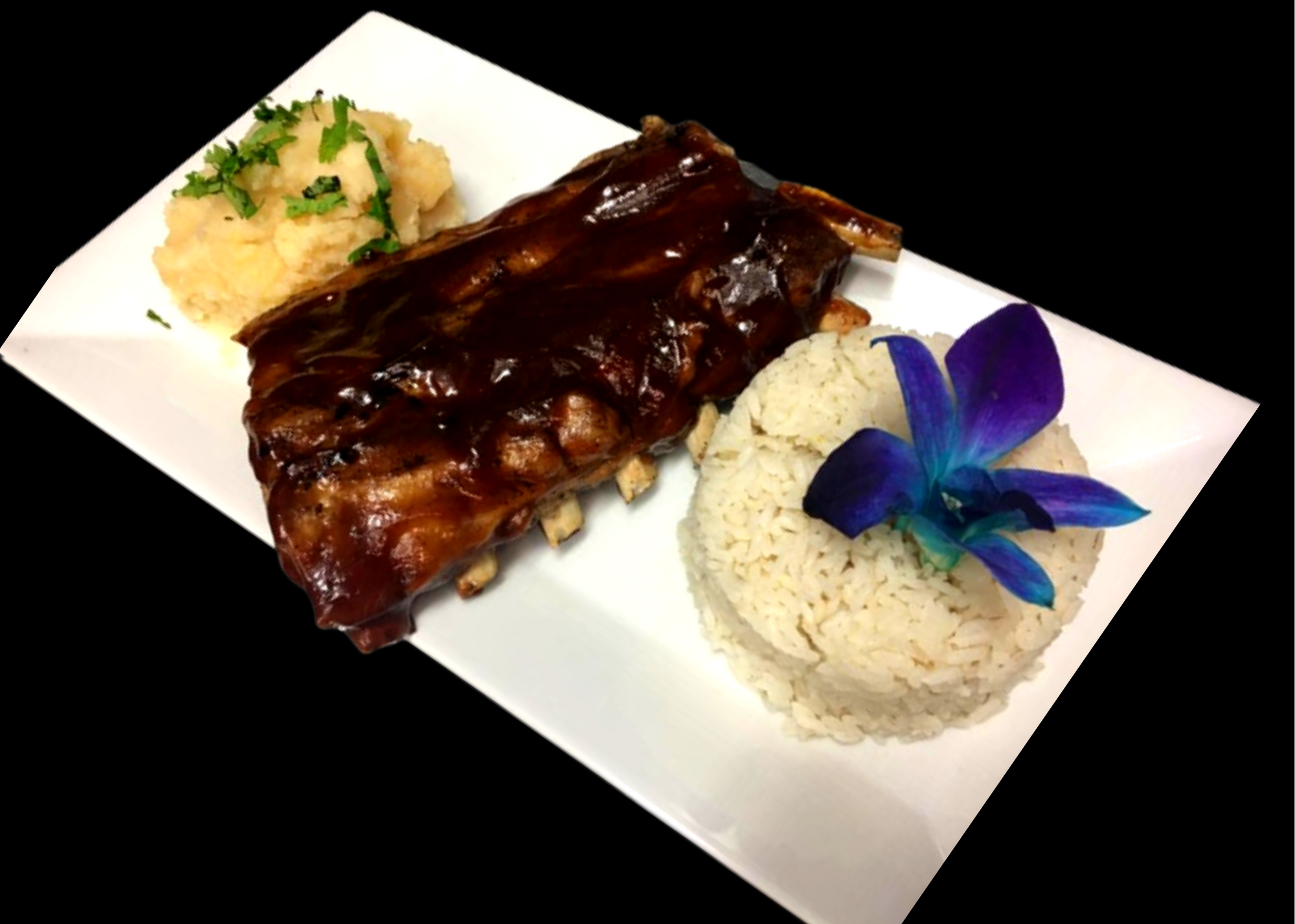 Order Baby Back Ribs food online from Salsa Y Brasa Restaurant store, New Rochelle on bringmethat.com