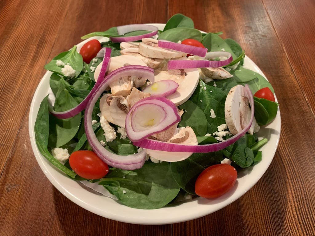 Order Spinach Salad - Salad food online from Cybelles Pizza store, Oakland on bringmethat.com
