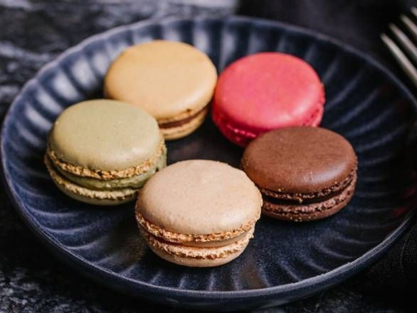 Order Assorted Macarons food online from Caffe Nero store, Darien on bringmethat.com