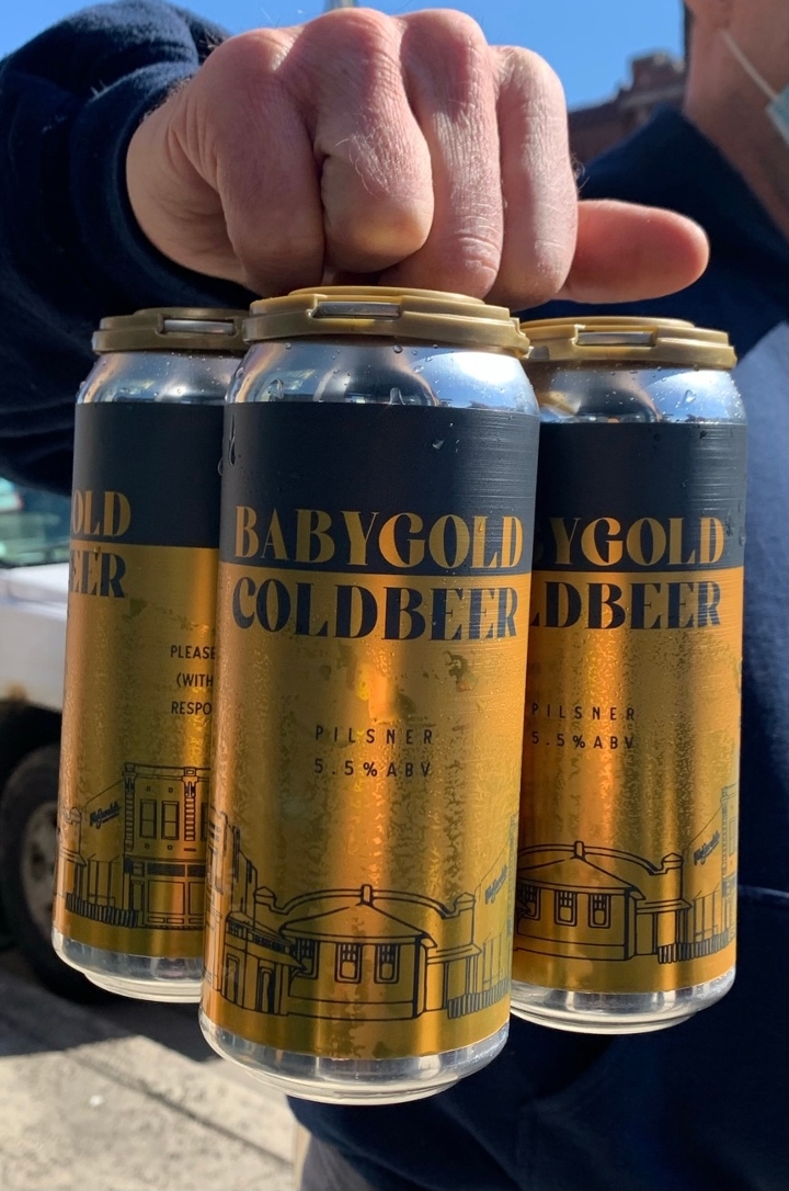 Order BABYGOLD COLDBEER, 4 pk food online from Babygold Barbecue store, Berwyn on bringmethat.com