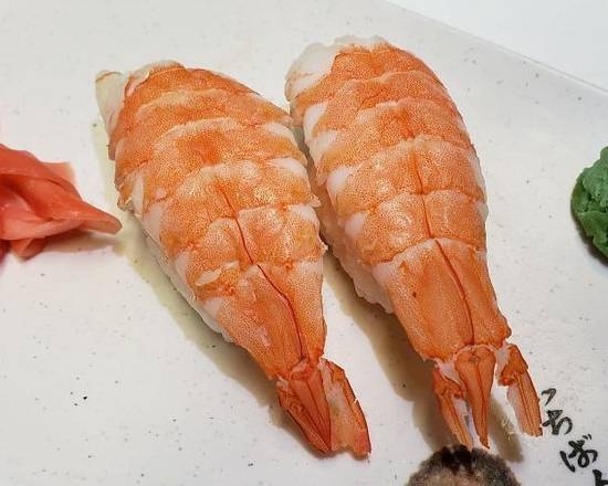 Order Shrimp Nigiri Sushi (2 pcs) food online from Inari Sushi store, Rockville on bringmethat.com