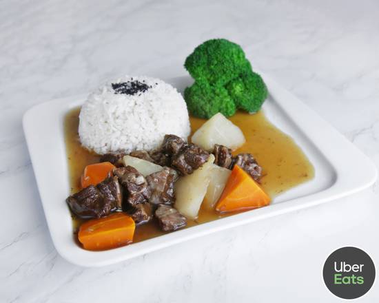 Order Braised Beef over Rice (台式紅燒牛肉飯) food online from Yilan Bento store, San Francisco on bringmethat.com