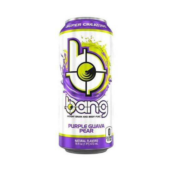 Order Bang Energy Drink - Purple Guava Pear food online from IV Deli Mart store, Goleta on bringmethat.com