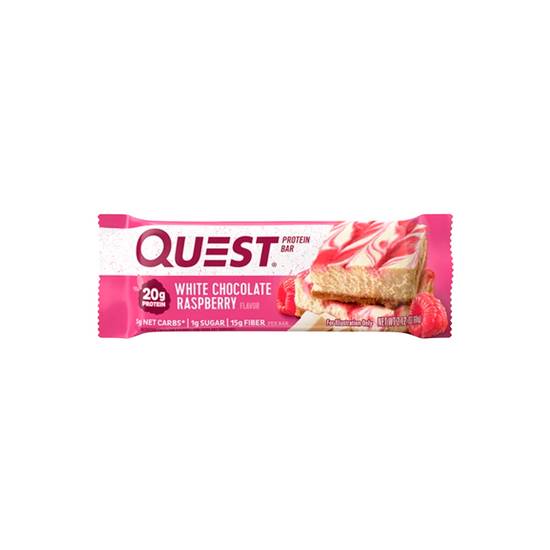 Order Quest Bar Protein Bar White Chocolate Raspberry food online from Exxon Food Mart store, Port Huron on bringmethat.com