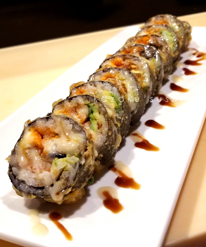 Order American Dream Roll food online from Kazoku Sushi store, Troy on bringmethat.com