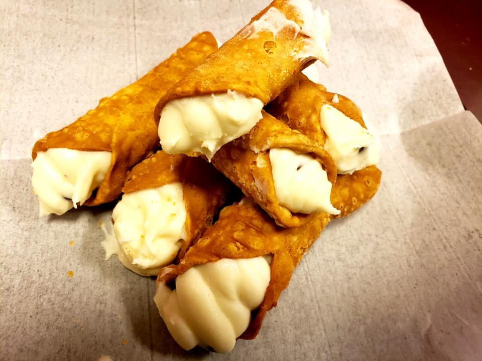 Order Cannoli - Large food online from Giove's Pizza store, Trumbull on bringmethat.com