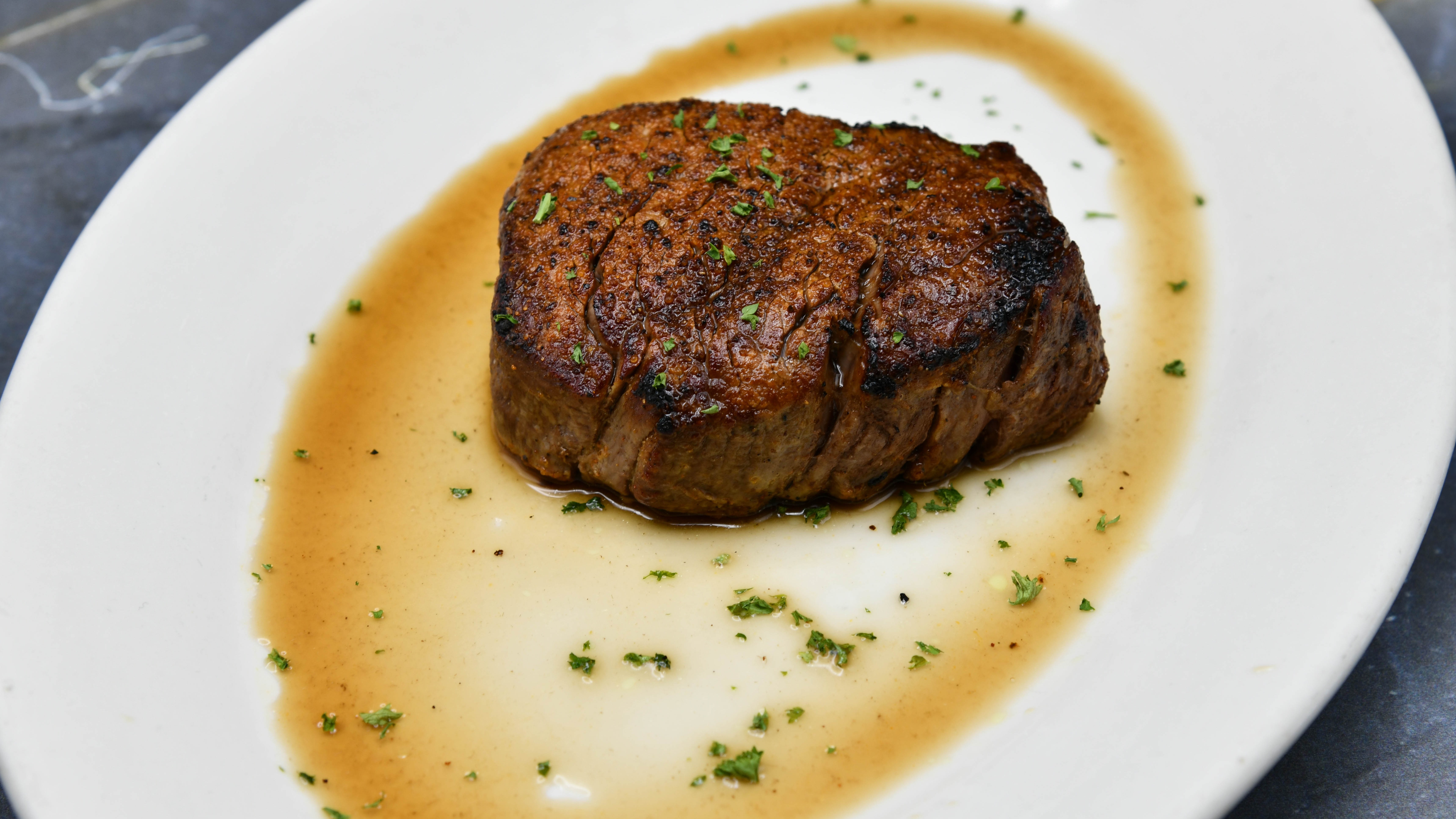 Order 8 oz. Center-Cut Filet Mignon food online from Morton The Steakhouse store, Pittsburgh on bringmethat.com