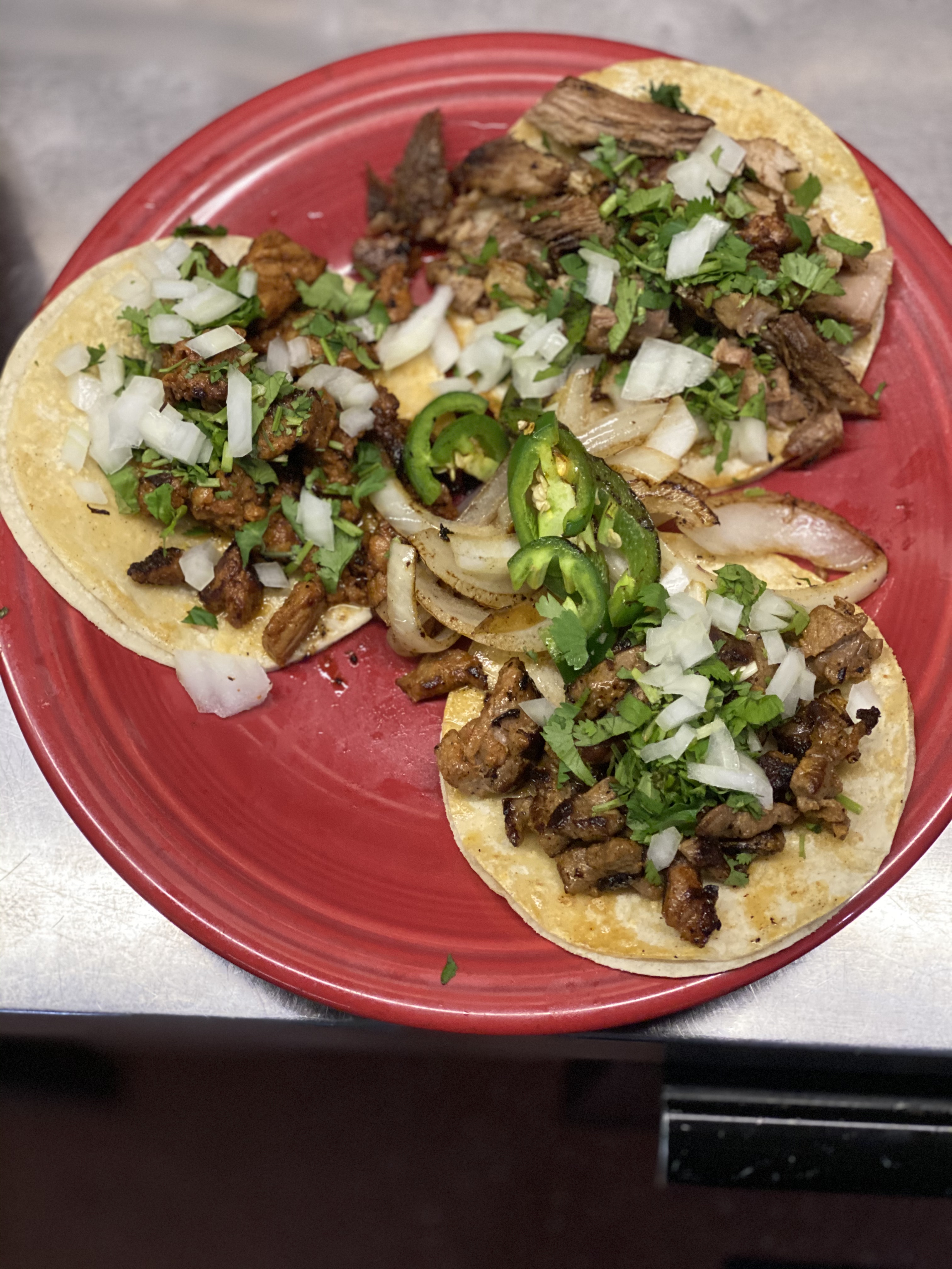 Order Al Pastor Taco food online from El Nido store, Danville on bringmethat.com