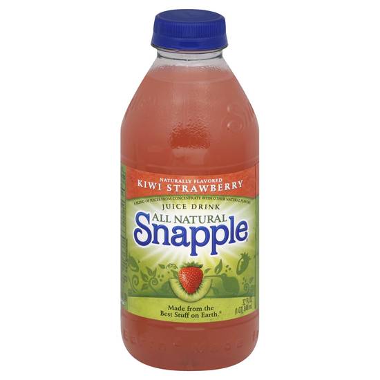 Order Snapple Juice Drink Kiwi Strawberry (32 oz) food online from Bartell Drugs store, SEATTLE on bringmethat.com