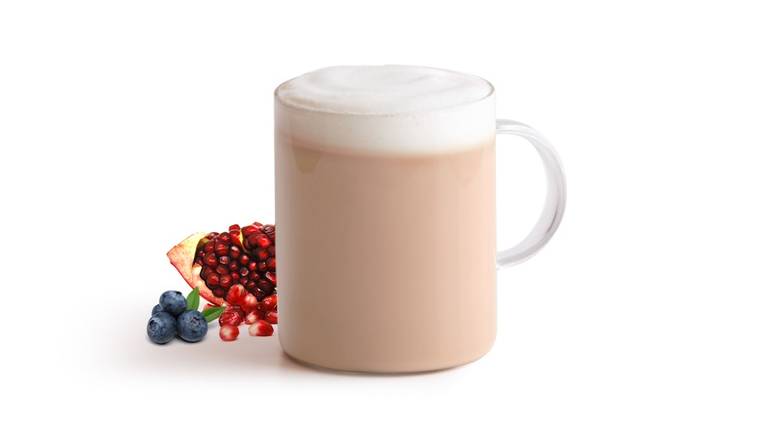 Order Flavored|Pomegranate Blueberry Tea Latte food online from The Coffee Bean & Tea Leaf store, Las Vegas on bringmethat.com