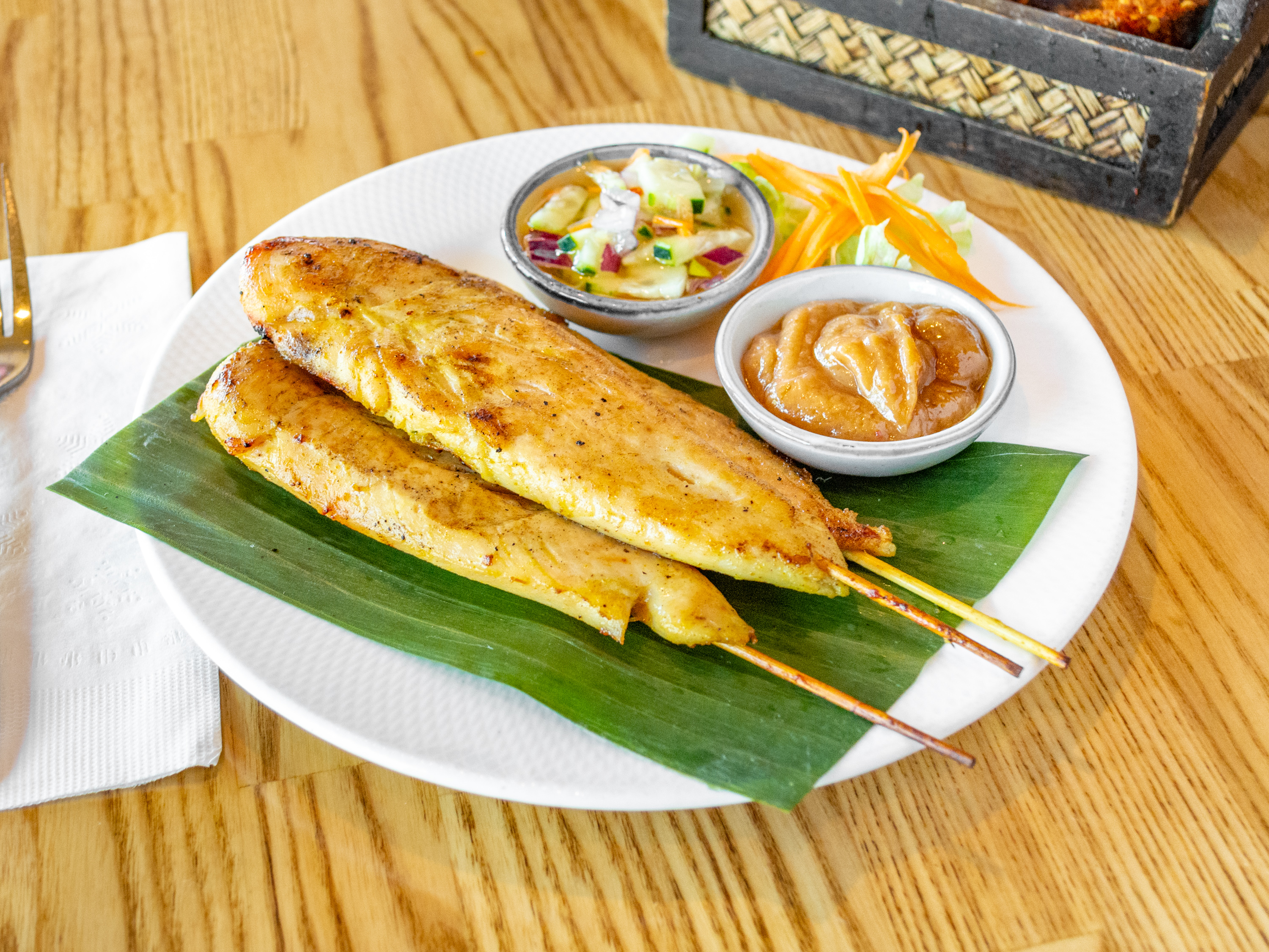Order Chicken Satay food online from Thai 65 - University Way store, Seattle on bringmethat.com