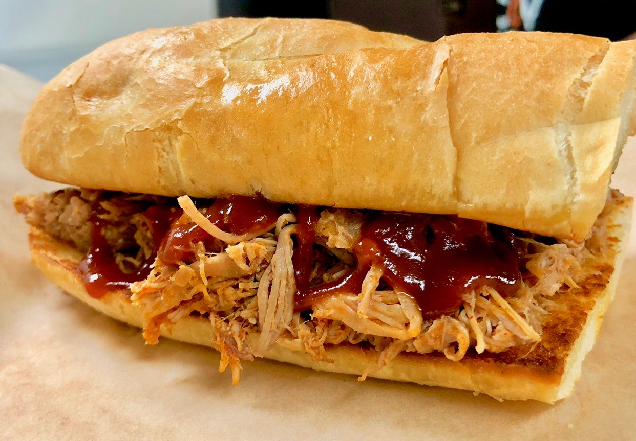 Order Pulled Pork Sandwich food online from Cv Bbq store, Indio on bringmethat.com