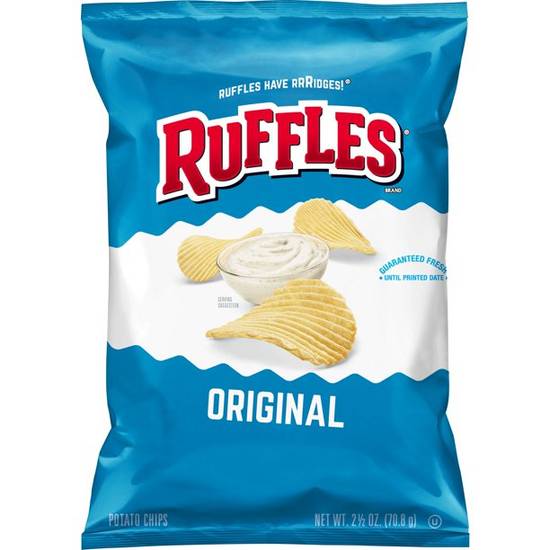Order Ruffles Original Potato Chips food online from Exxon Food Mart store, Port Huron on bringmethat.com