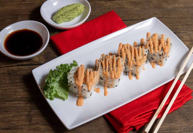 Order Spicy Tuna Roll (8 pcs) food online from Mr Hibachi &amp; Sushi Restaurant store, St. Charles on bringmethat.com
