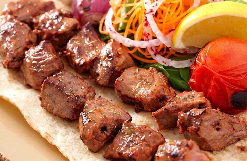 Order Beef Kebab Plate food online from Sofra Kebab House store, Plano on bringmethat.com