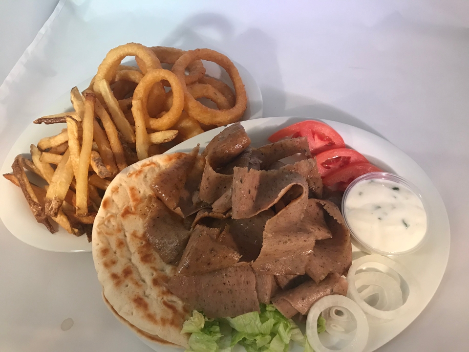 Order Gyro Platter food online from Gyro George store, Parma on bringmethat.com