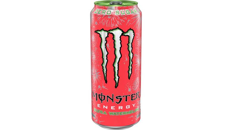 Order Monster Energy Ultra Watermelon Can food online from Trumbull Mobil store, Trumbull on bringmethat.com