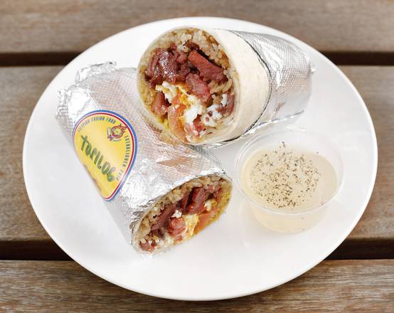 Order Tosilog Burrito food online from Senor Sisig store, Roseville on bringmethat.com