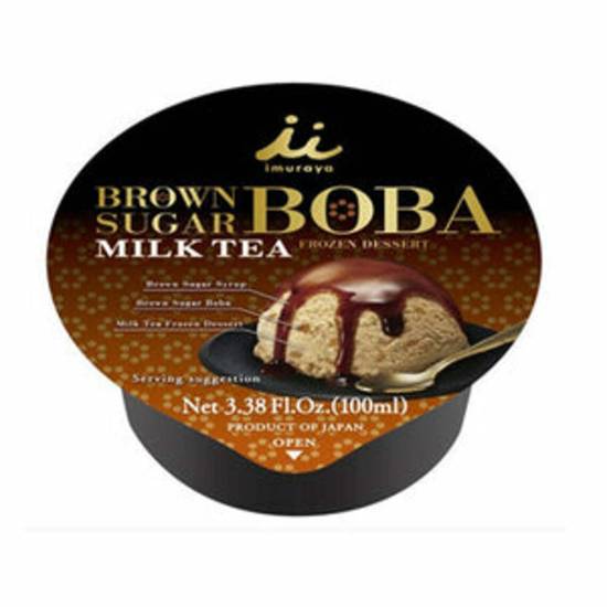 Order Imuraya Brown Sugar Boba Milk Tea Frozen Dessert food online from IV Deli Mart store, Goleta on bringmethat.com