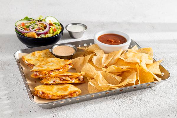 Order Lunch Combo - Half Order Bacon Ranch Chicken Quesadillas food online from Chili'S Grill &Amp; Bar store, Florissant on bringmethat.com